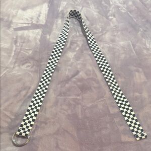 Checkered Black and White Belt